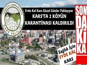 Kars'ta İki Köyde Karantina Sona Erdi