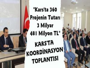 Kars'ta İl Koordinasyon Kurulu Toplantısı 