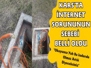 Kars'ta İnternet Sorununun Sebebi Belli Oldu