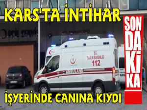 Kars'ta İntihar