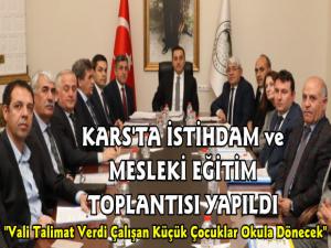 Kars'ta İstihdam ve Mesleki Eğitim Toplantısı