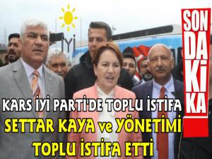 Kars'ta İYİ Parti İl Yönetiminde Toplu İstifa