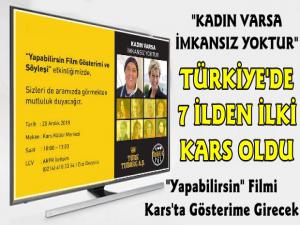 Kars'ta Kadınlar için Yapabilirsin Film Gösterimi ve Söyleşisi Yapılacak