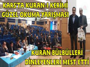 Kars'ta Kuran-ı Kerimi Güzel Okuma Yarışması