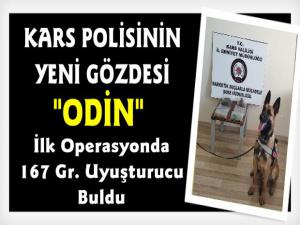 Kars'ta Narkotik Köpeği Odin Uyuşturucuya Geçit Vermiyor