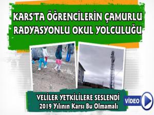 Kars'ta Öğrencilerin Çamurlu ve Radyasyonlu Okul Yolculuğu