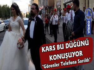 Kars'ta Orkestrayla Gelin Çıkarma