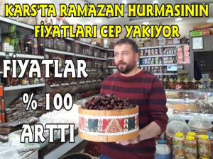 Kars'ta Ramazan Hurmasının Fiyatları Cep Yakıyor