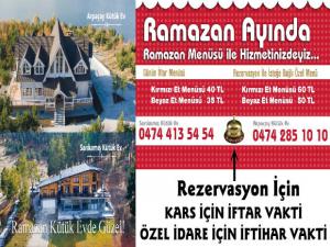 Kars'ta Ramazan Kütük Evde Güzel