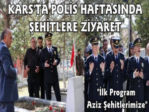 Kars'ta Şehit Polisler Anıldı