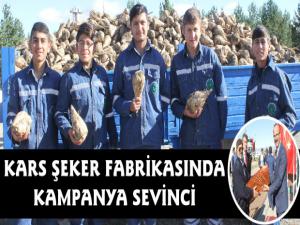 Kars'ta Şeker Fabrikası Pancar Alım Kampanyası Başladı