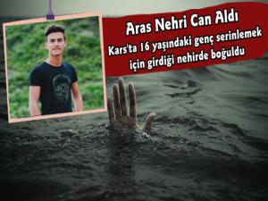 Kars'ta Serinlemek İçin Nehre Giren Genç Hayatını Kaybetti