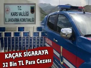 Kars'ta Sigara Kaçakçılığına 32 Bin TL Para Cezası