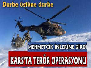 Kars'ta Terör Operasyonu PKK Sığınakları İmha Edildi