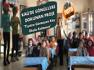 Kars'ta Tiyatro Görmeyen Köy Okulu Kalmasın Projesi