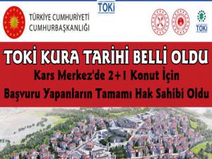 Kars'ta TOKİ'nin Kura Tarihleri Belli Oldu 