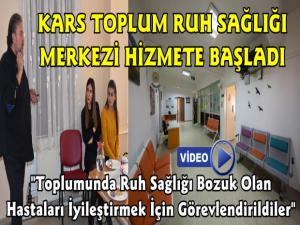 Kars'ta Toplum Ruh Sağlığı Merkezi Açıldı