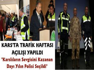 Kars'ta Trafik Haftası Açılış Töreni