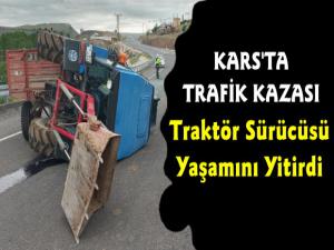 Kars'ta Trafik Kazası 1 Ölü