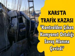 Kars'ta Trafik Kazası