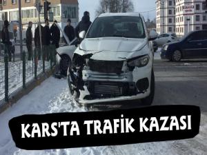 Kars'ta Trafik Kazası