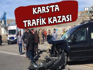 Kars'ta Trafik Kazası