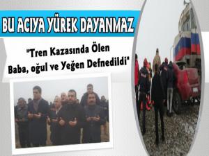 Kars'ta Tren Kazasında Hayatını Kaybedenler Toprağa Verildi