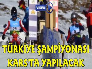 Kars'ta Türkiye Kızak Şampiyonası Yapılacak