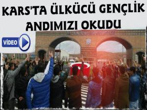 Kars'ta Ülkücüler Bu Kez Andımızı Okudu