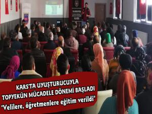 Kars'ta Uyuşturucuyla Mücadele Eğitimleri Veriliyor