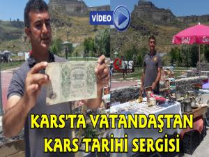 Kars'ta Vatandaştan Kars Tarihi Sergisi