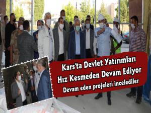 Kars'ta Vekillerden Devam Eden Projelere İnceleme