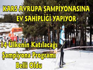 Kars'ta Yapılacak Kayaklı Oryantiring Avrupa Şampiyonası Programı Belli Oldu