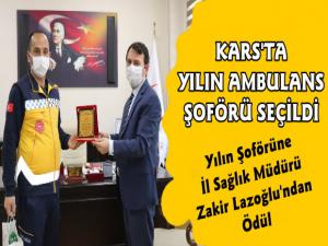 Kars'ta Yılın Ambulans Şoförüne Ödül