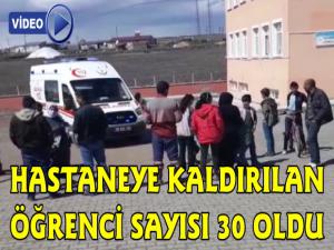 Kars'ta Zehirlenen Öğrencilerin Sayısı 30'a Yükseldi