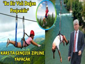 Kars'ta Zipline Parkuru Yapılacak