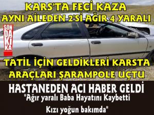 Kars'taki Kazadan Acı Haber Geldi