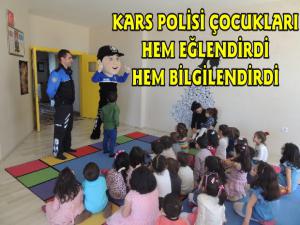 Kars Toplum Destek Polislerinden Çocuklara Bilgilendirme