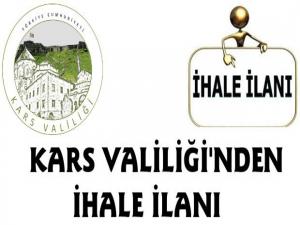 Kars Valiliği İhale İlanı