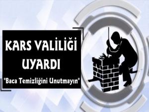 Kars Valiliği Uyardı! Baca Temizliğini Unutmayın