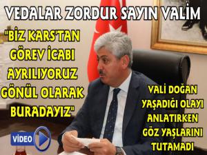 Kars Valisi Rahmi Doğanı Ağlatan Olay