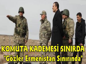 Kars Valisi Türker Öksüz Ermenistan Sınır Hattında