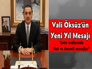 Kars Valisi Türker Öksüz'ün 2020 Yılı Mesajı