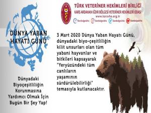 Kars VHO'dan 3 Mart Dünya Yaban Hayatı Günü Açıklaması