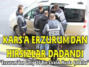 Karsın Hurda Hırsızları Erzurum'da Yakalandı
