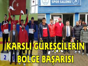 Karslı Güreşçi Gençlerin Bölge Başarısı