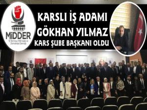 Karslı İş Adamı Gökhan Yılmaz 15 Temmuz Milli İrade ve Demokrasi Derneği Kars Şube Başkanlığına Seçildi