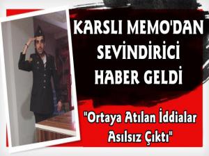 Karslı Memo'dan Sevindiren Haber,  O İddialar Asılsız Çıktı