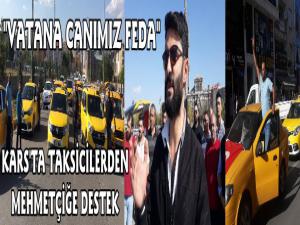 Karslı Taksicilercen Barış Pınarı Harekatına Destek Konvoyu