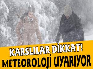 Karslılar Dikkat! Meteoroloji Uyardı Kar Yağışı Geliyor